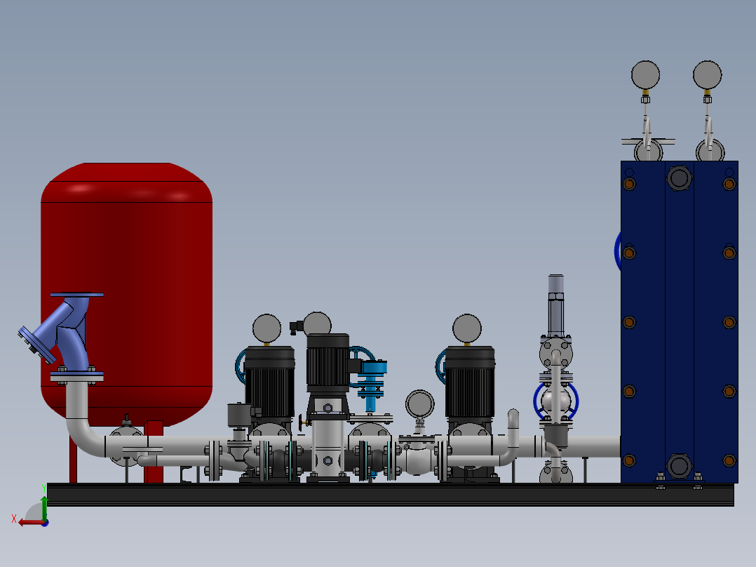 DN65DN65板式换热机组sw14可编辑后视图