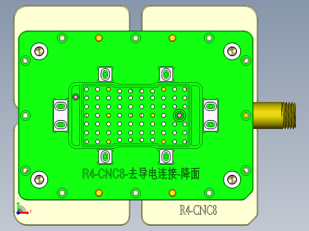 R4-笔记本CNC工装夹具三维模型CNC8-150906前视图