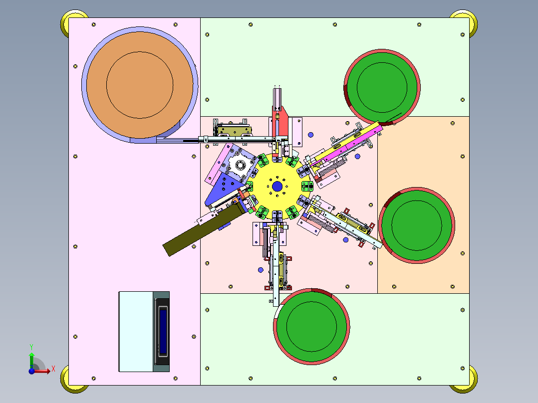 自动入脚打叉机sw20可编辑前视图