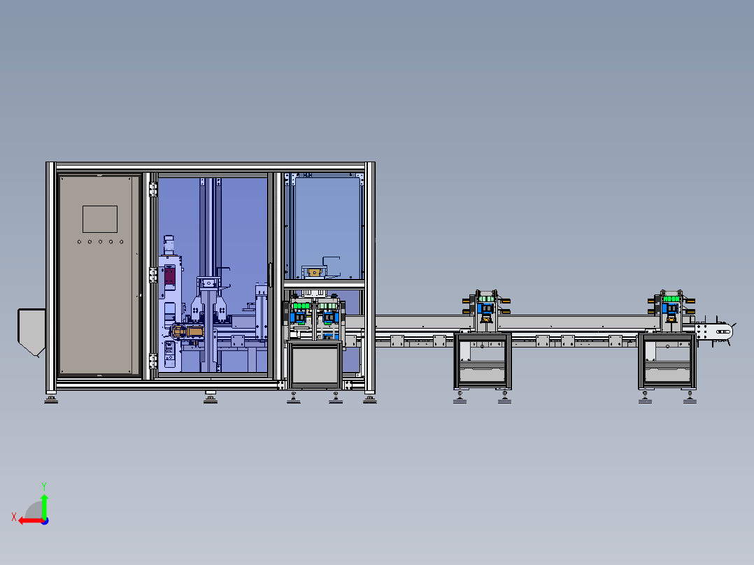 平面口罩自封袋包装机sw22可编辑后视图