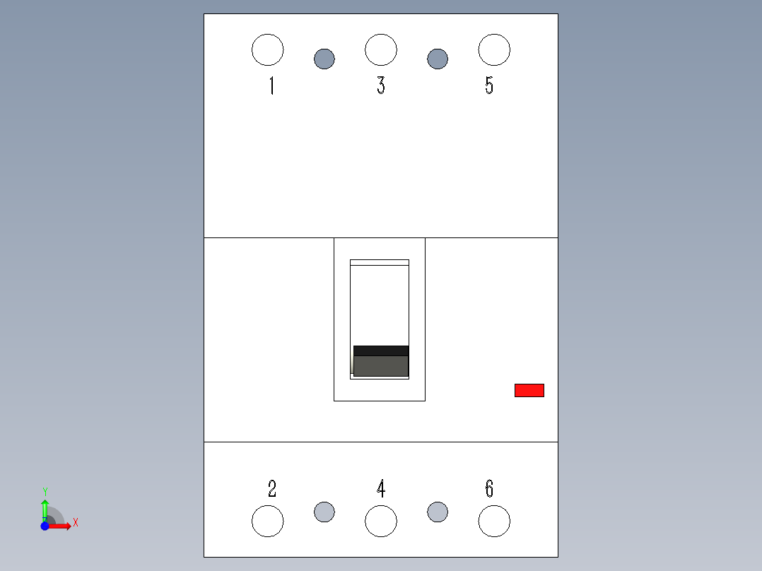 西门子电气3VT63 3P前视图