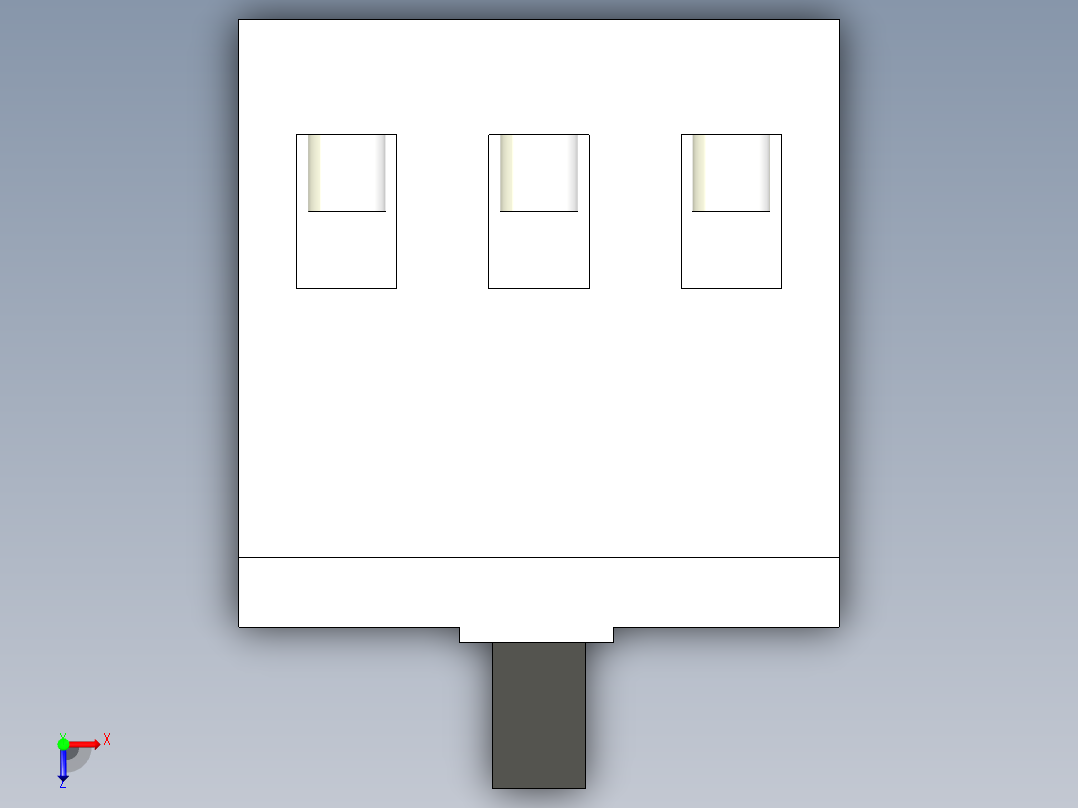 西门子电气3VT63 3P俯视图