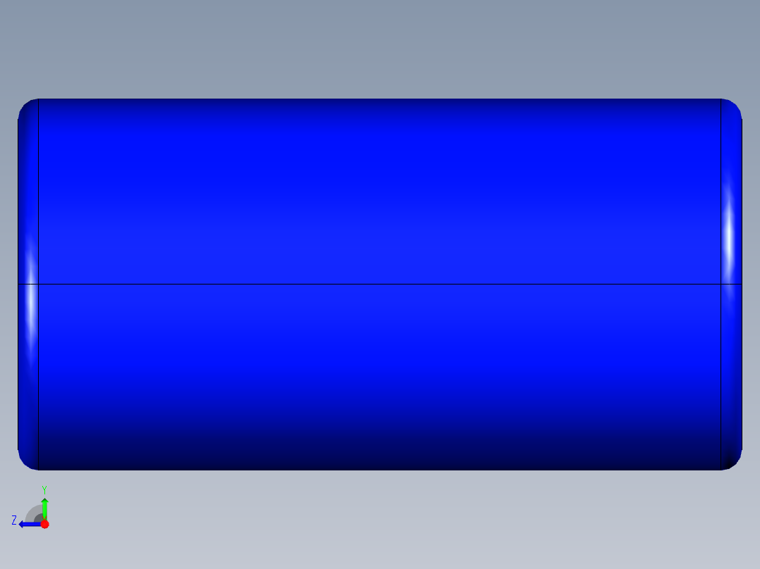 18350锂电池右视图