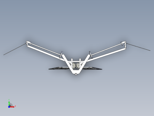 B2004124-鸟类拍打翅膀的机构前视缩略图