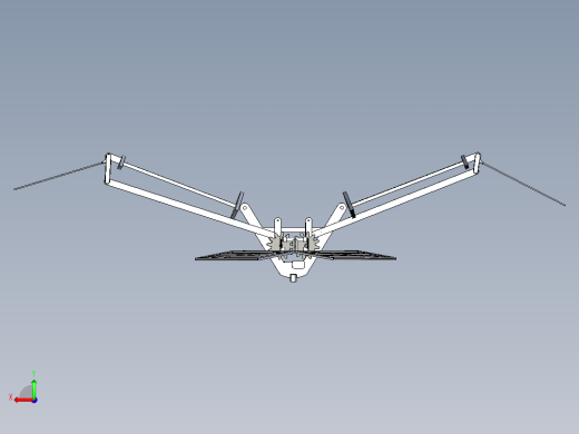 B2004124-鸟类拍打翅膀的机构后视缩略图