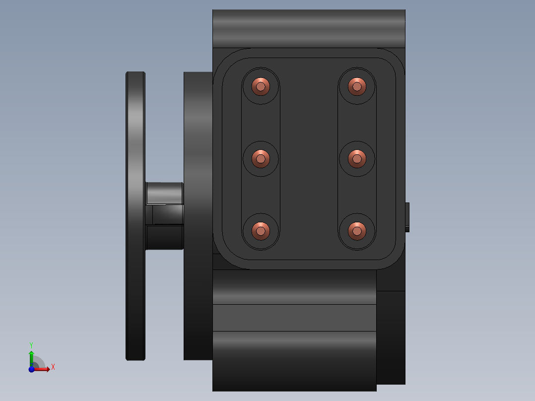 传感器(114)前视图