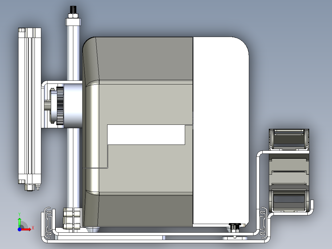 B3004137-标签剥离机前视图