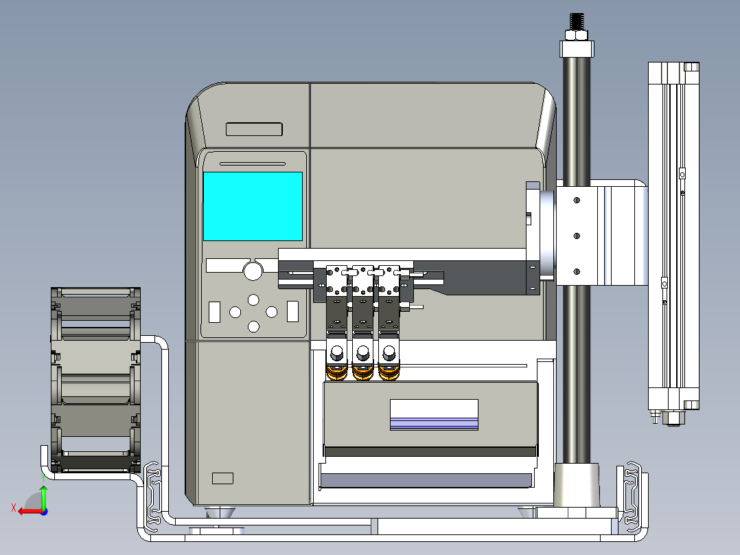 B3004137-标签剥离机后视图