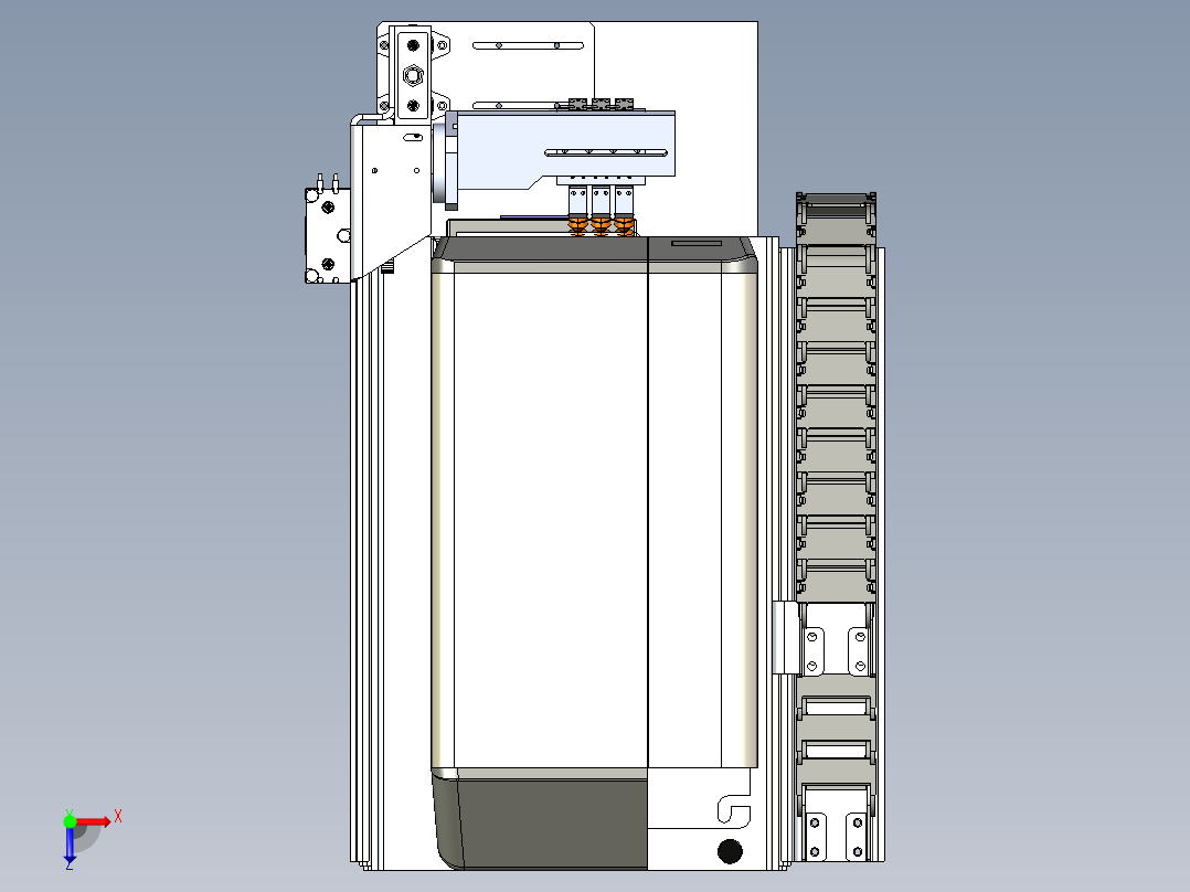 B3004137-标签剥离机俯视图