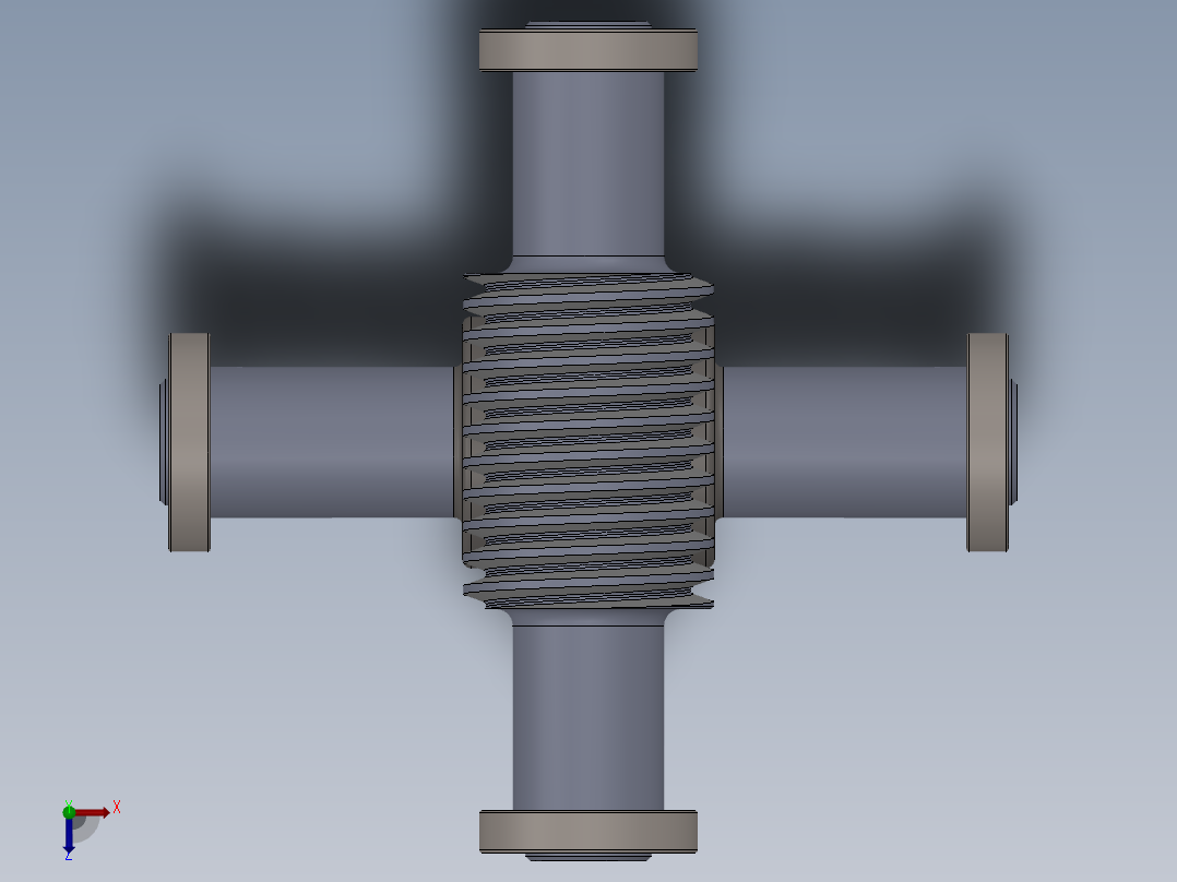 蜗轮蜗杆(42)俯视图