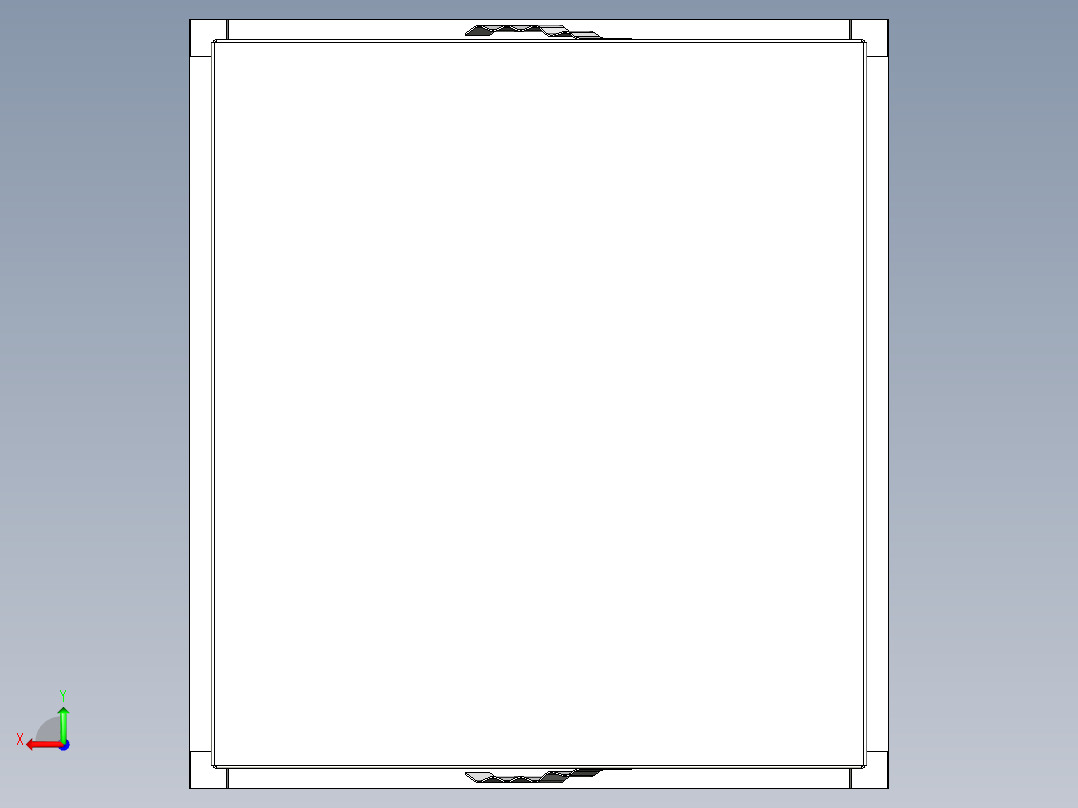 水连接控制箱后视图