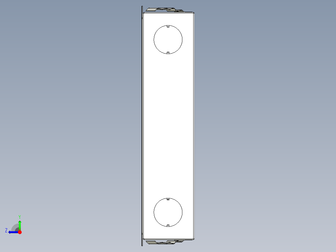 水连接控制箱右视图