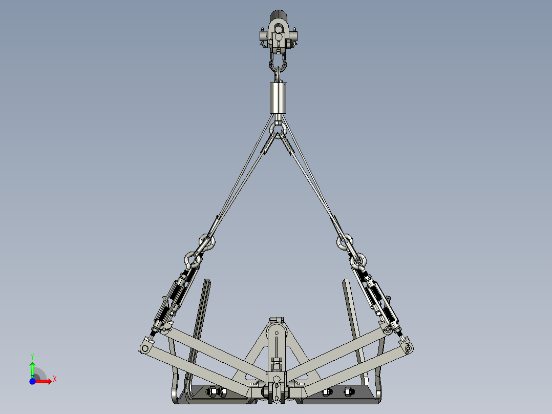 铁路 接触网 分段绝缘器前视图