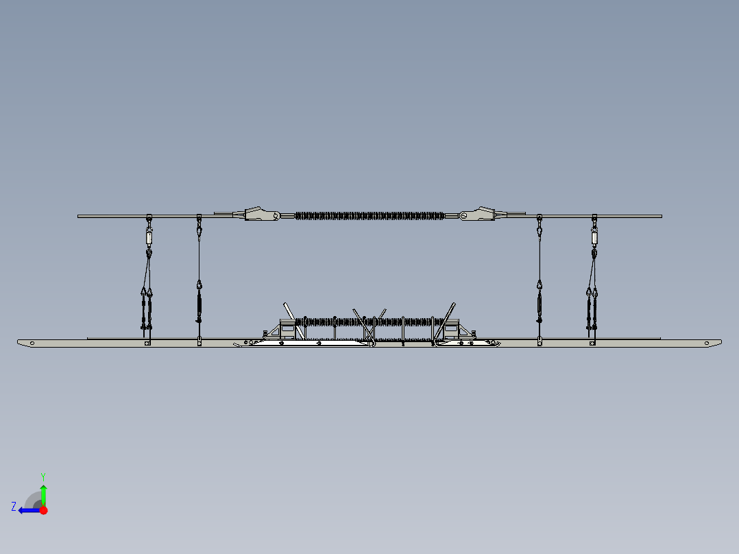 铁路 接触网 分段绝缘器右视图