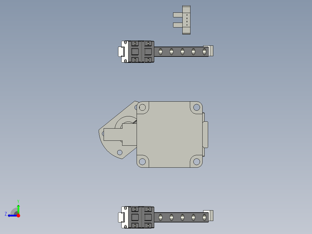 升降機ASM右视图