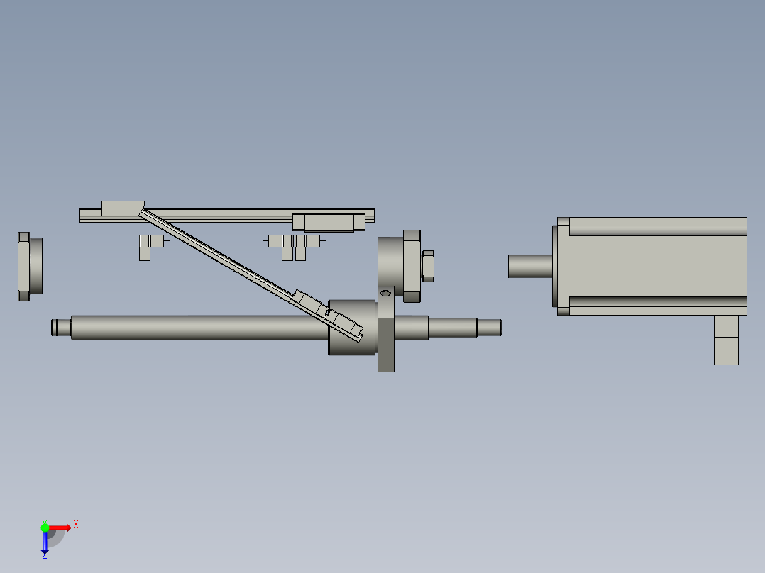 升降機ASM俯视图