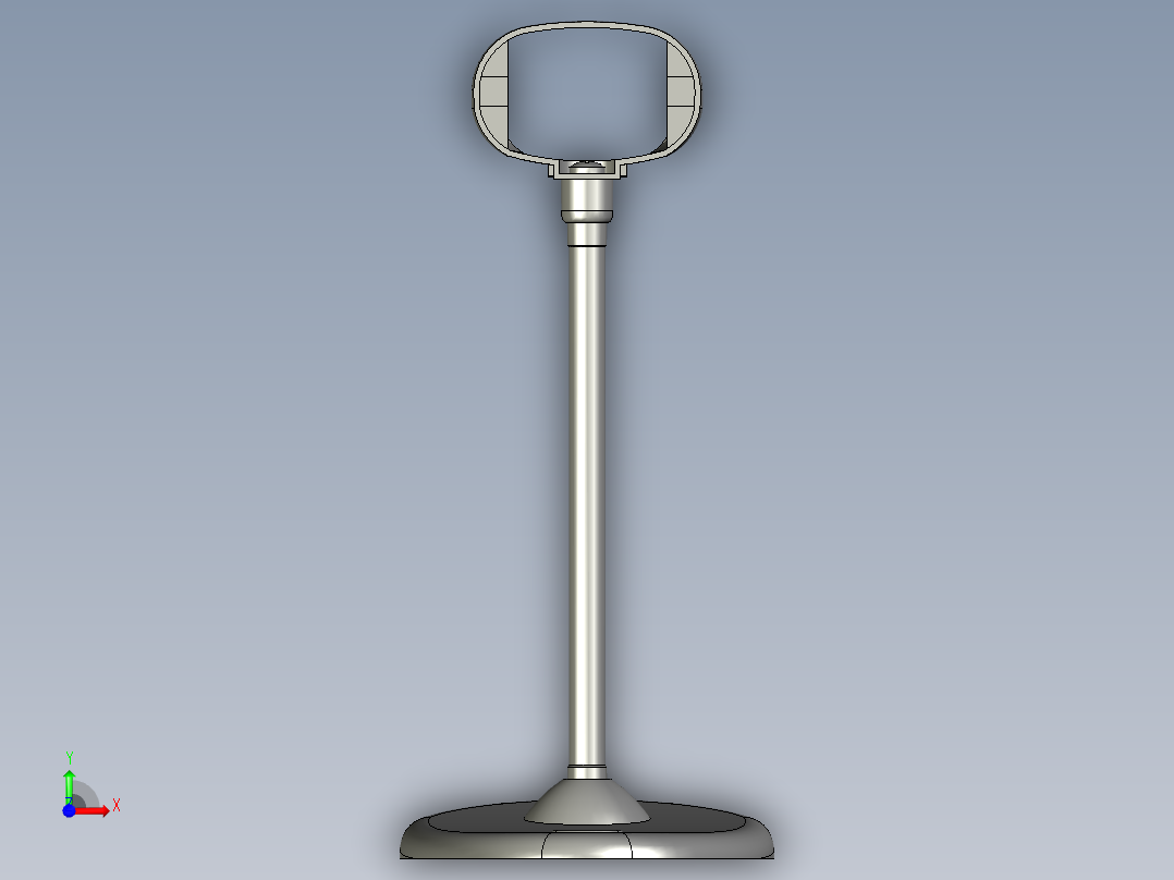 OP-87532扫码枪支架前视图