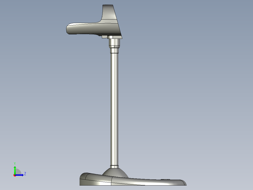OP-87532扫码枪支架左视图