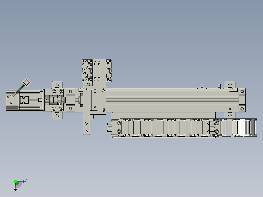 TRD899MINI-241-00贴标盖章机械手俯视图