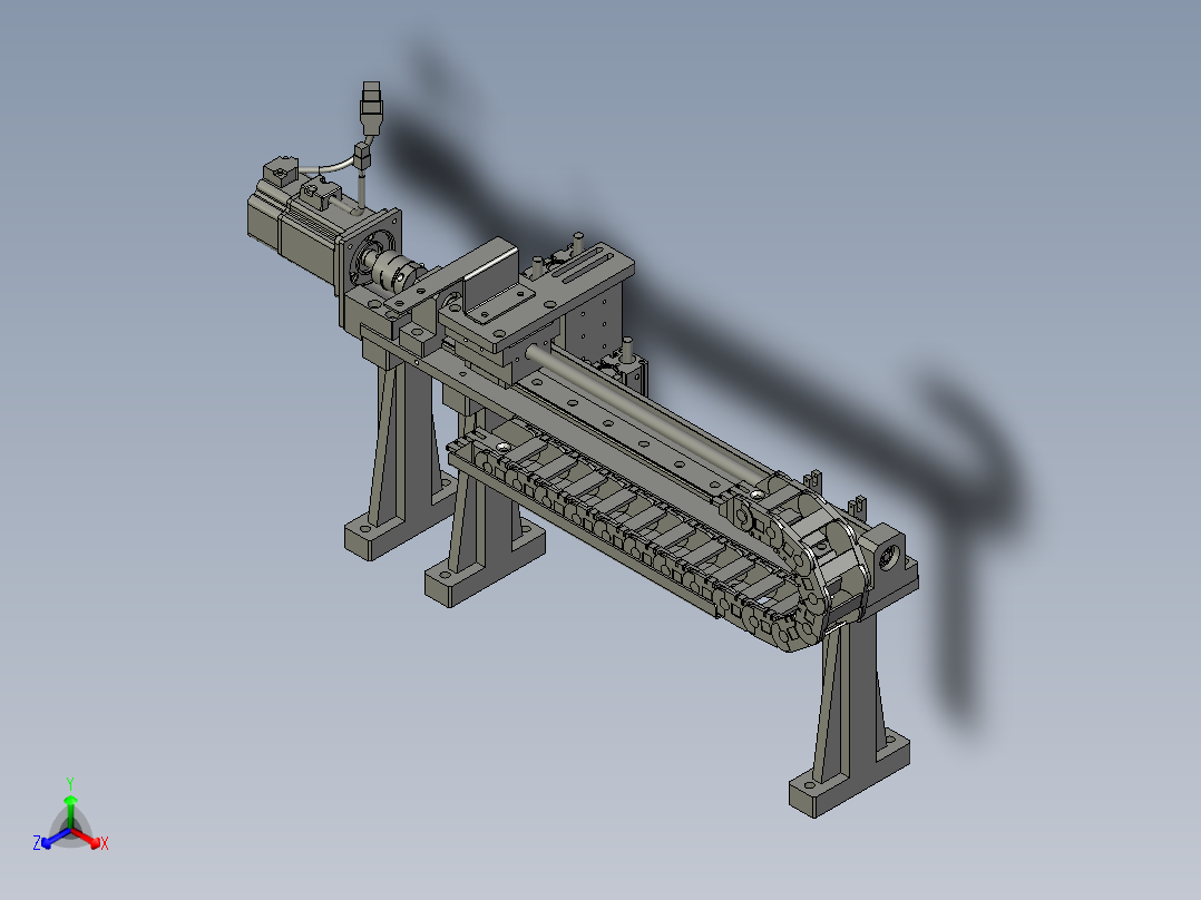 TRD899MINI-241-00贴标盖章机械手正等轴测图