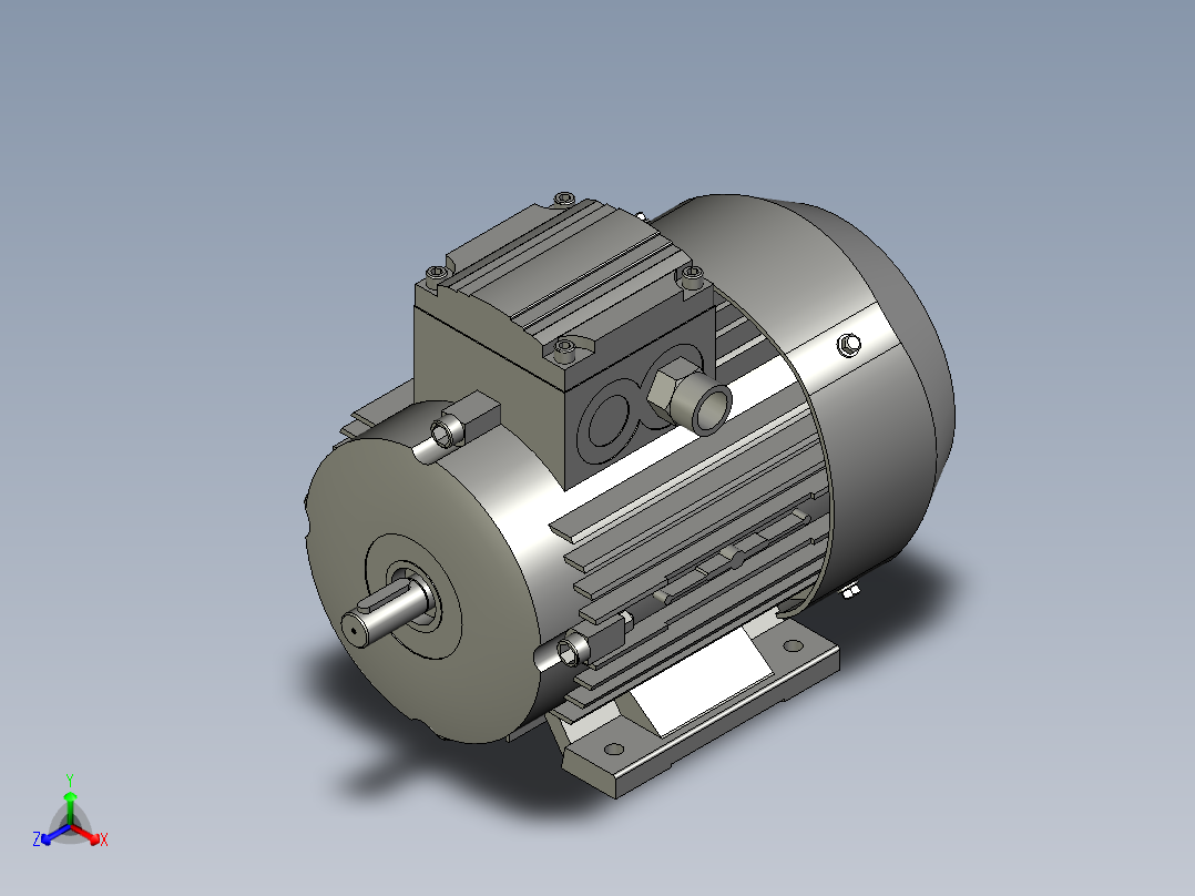 MS(H)-B3-三相异步电机MS7124-B3主视图