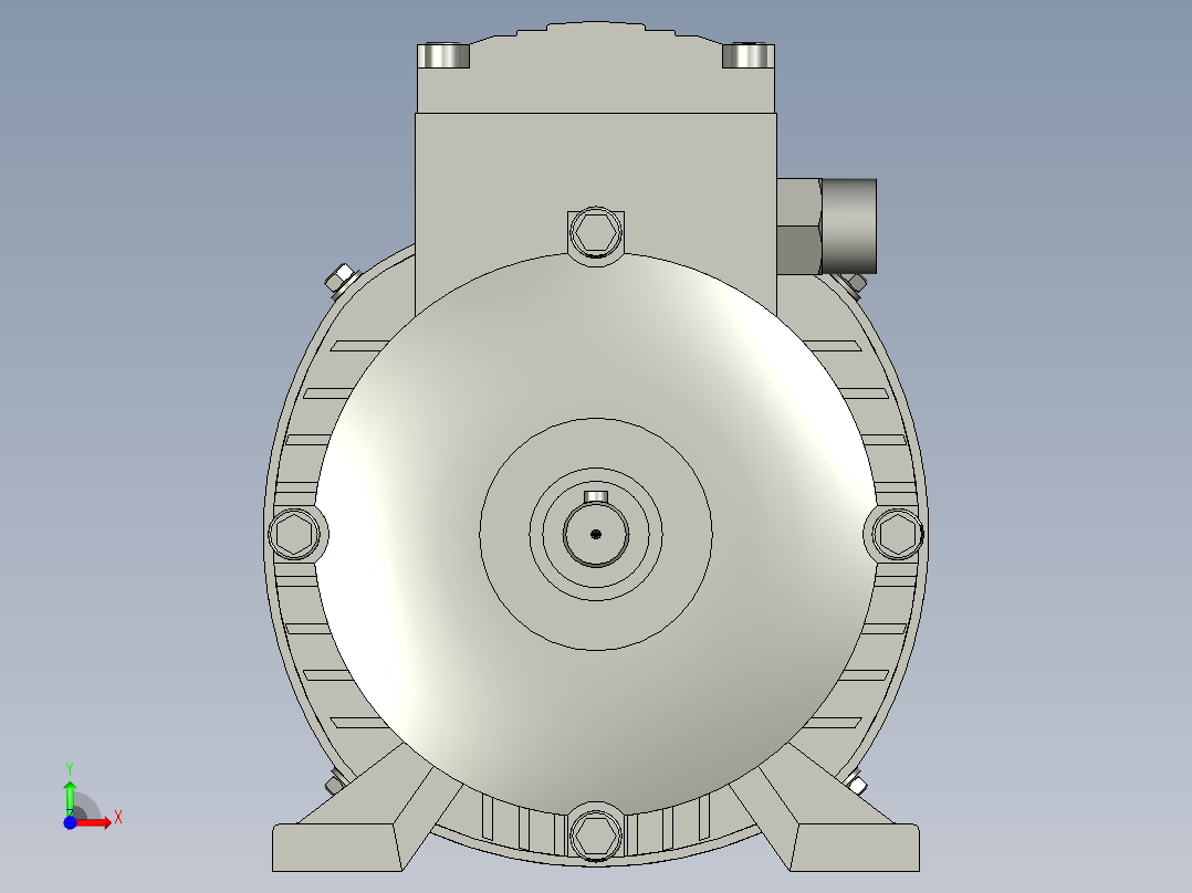 MS(H)-B3-三相异步电机MS7124-B3前视图