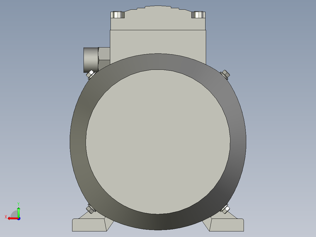 MS(H)-B3-三相异步电机MS7124-B3后视图
