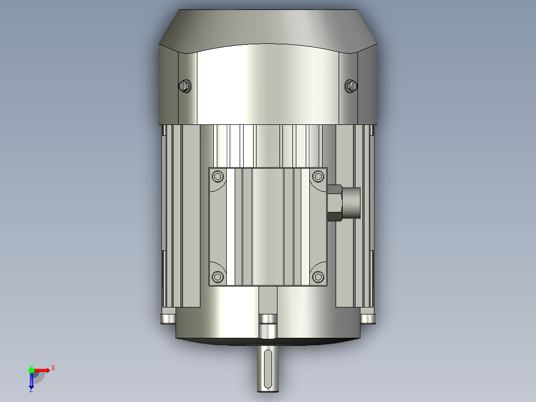 MS(H)-B3-三相异步电机MS7124-B3俯视图