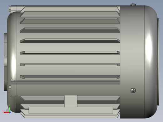 CQVP卧式液压专用电机HSW型-12后视缩略图
