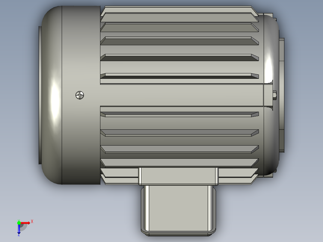 CQVP卧式液压专用电机HSW型-12俯视图