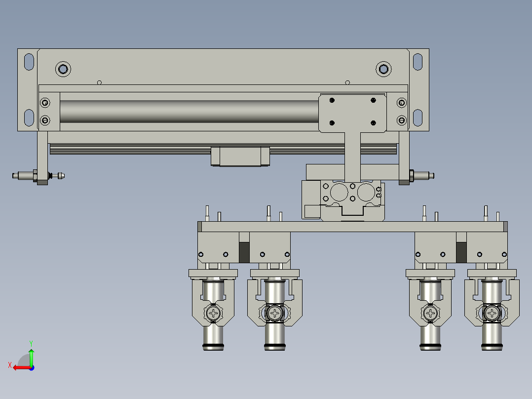 搬运双联机械手-1后视图