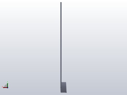 90度圆柱形扭转弹簧SCT90R-3-4-0.4后视缩略图