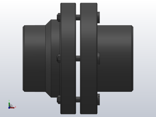 LT型弹性套柱销联轴器_LT5联轴器Z25×62／Z25×44前视缩略图
