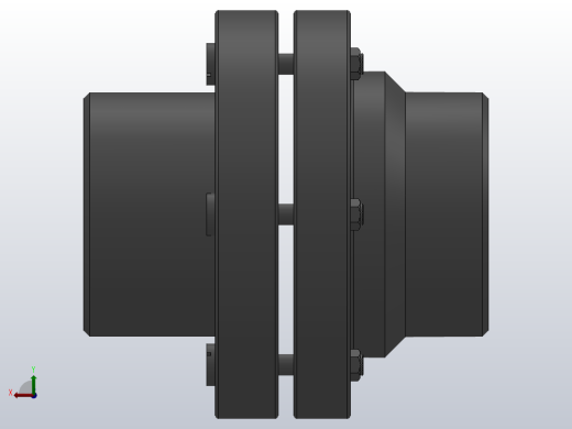 LT型弹性套柱销联轴器_LT5联轴器Z25×62／Z25×44后视缩略图