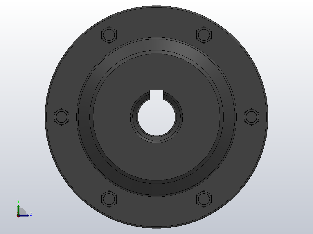 LT型弹性套柱销联轴器_LT5联轴器Z25×62／Z25×44左视图