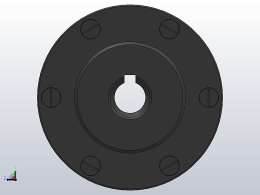 LT型弹性套柱销联轴器_LT5联轴器Z25×62／Z25×44右视缩略图