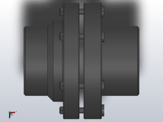 LT型弹性套柱销联轴器_LT5联轴器Z25×62／Z25×44俯视缩略图