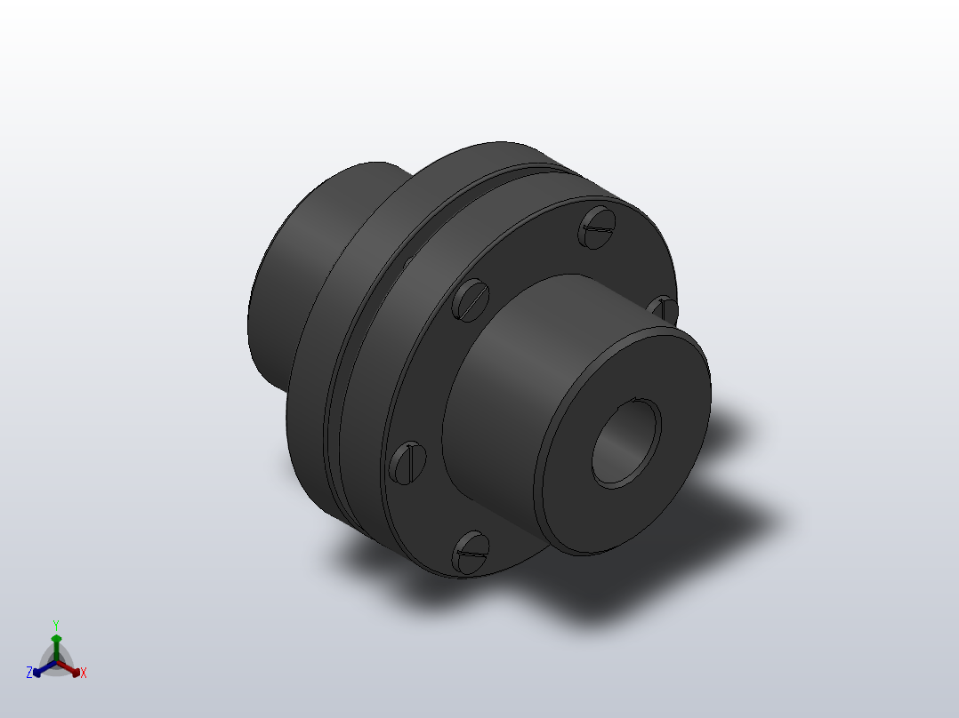 LT型弹性套柱销联轴器_LT5联轴器Z25×62／Z25×44正等轴测图
