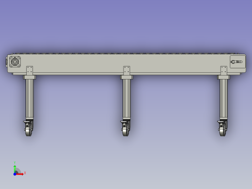 果蔬烘焙食品自动化输送包装线前视缩略图