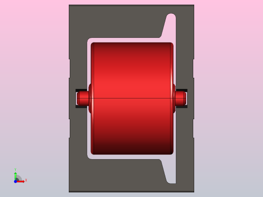 滚轮衬垫D30 红色前视缩略图