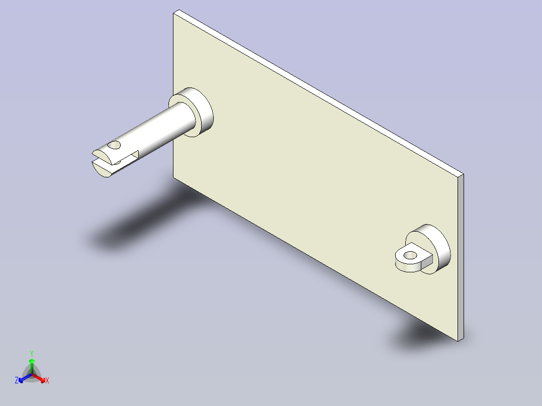 可倾斜式升降台主视图