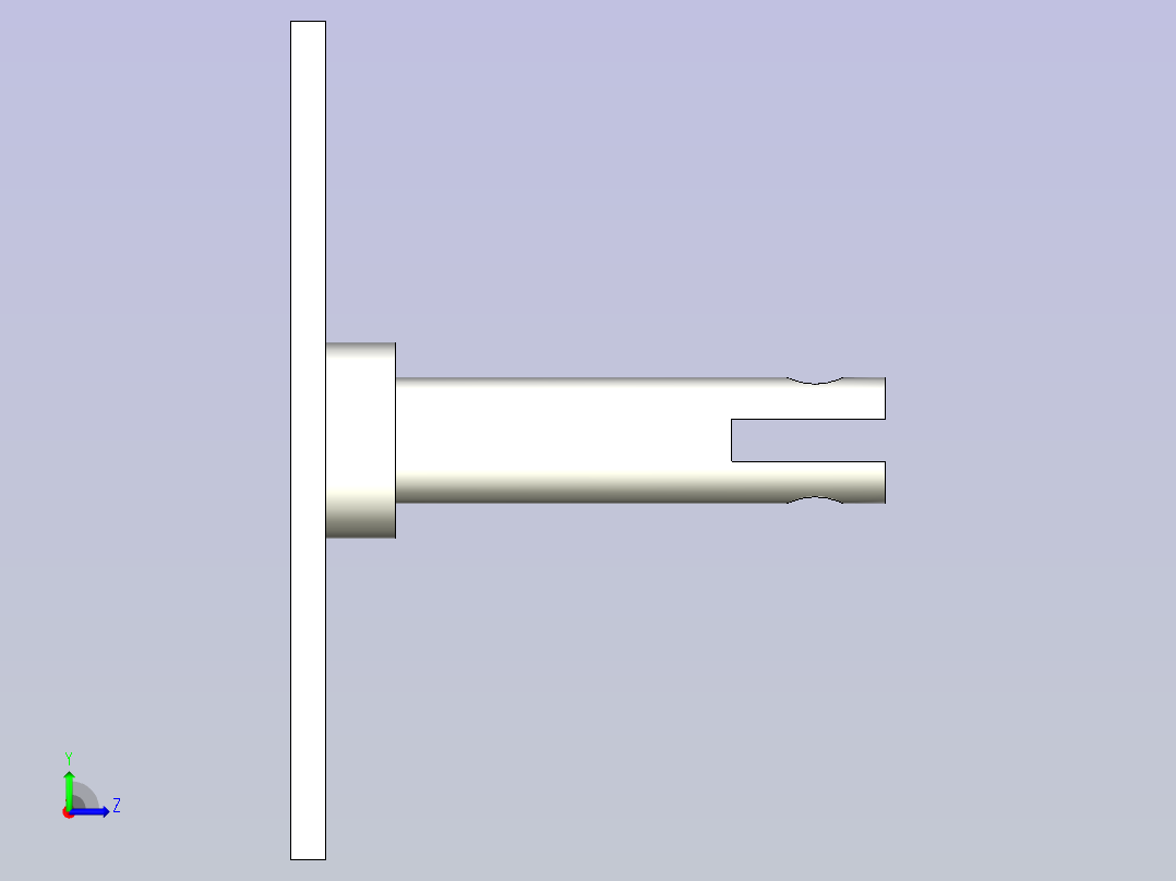 可倾斜式升降台左视图