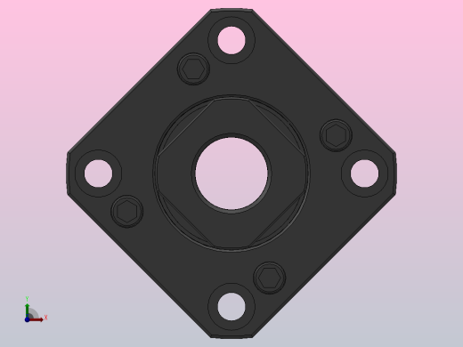 FK丝杆支撑座[FK17]前视缩略图