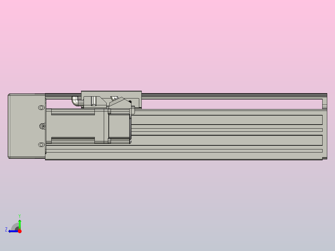 日规模组半封闭丝杆TPA-HNR-65S-1610C-L150-MR-Y-P10-N3右视图