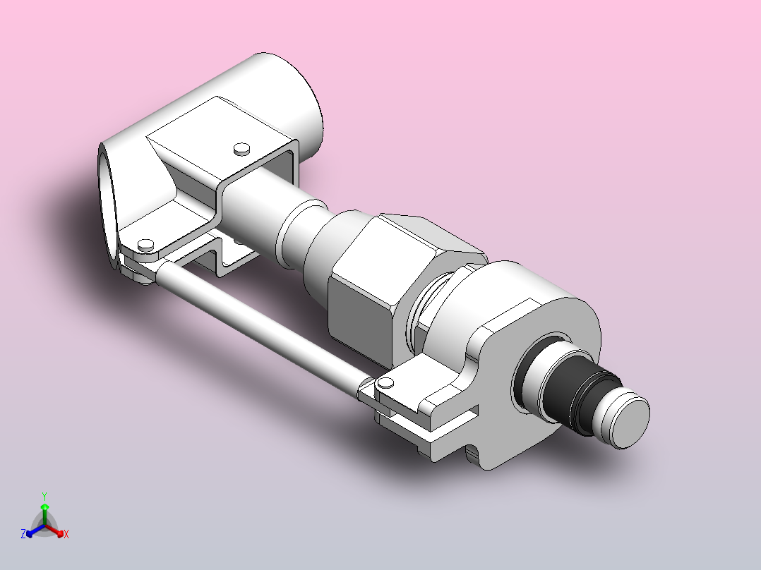 手动泵HP-08[HP-08]正等轴测图