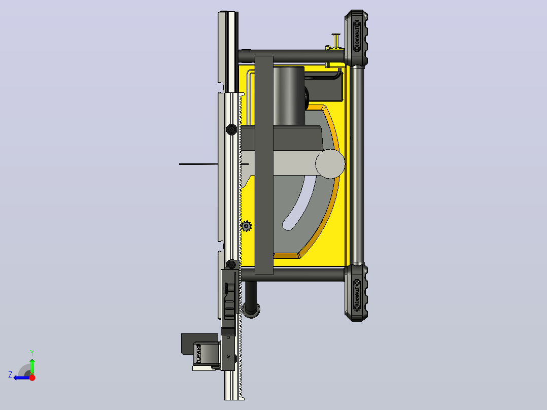 台锯DeWalt DWE7492右视图