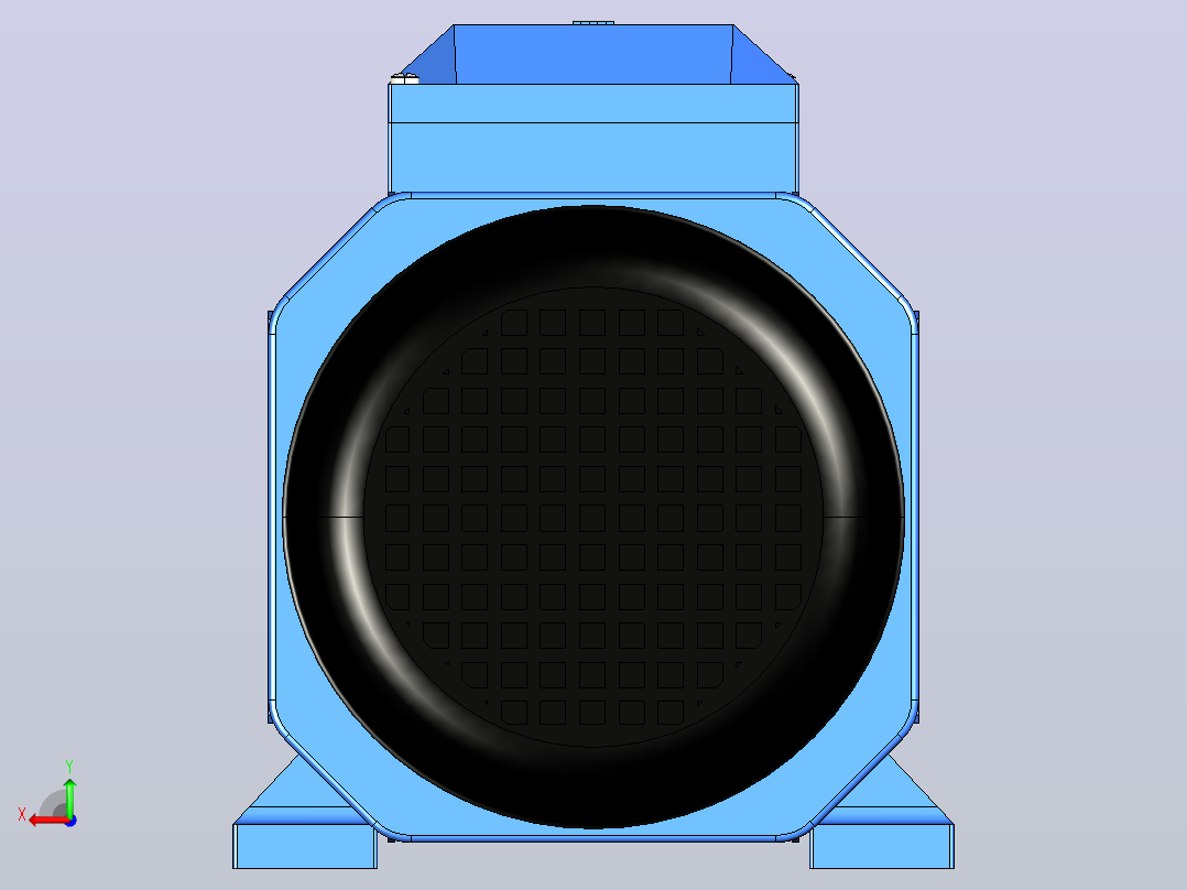 IM B3 H80-180(YE2、YE3)通用电机[YE2-100L-2-B3]后视图