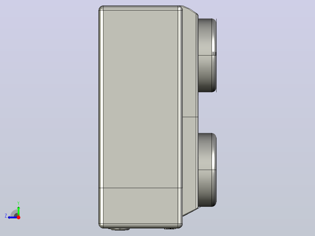 DVD播放机模型右视图