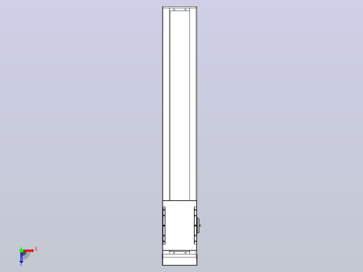 滚珠丝杠直线轴带导轨全封闭TPA-HCR-120D-1610C-L650-MP-C-P20-N3俯视缩略图