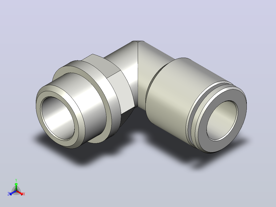 快插接头NPQH-L-G14-Q8-P10主视图